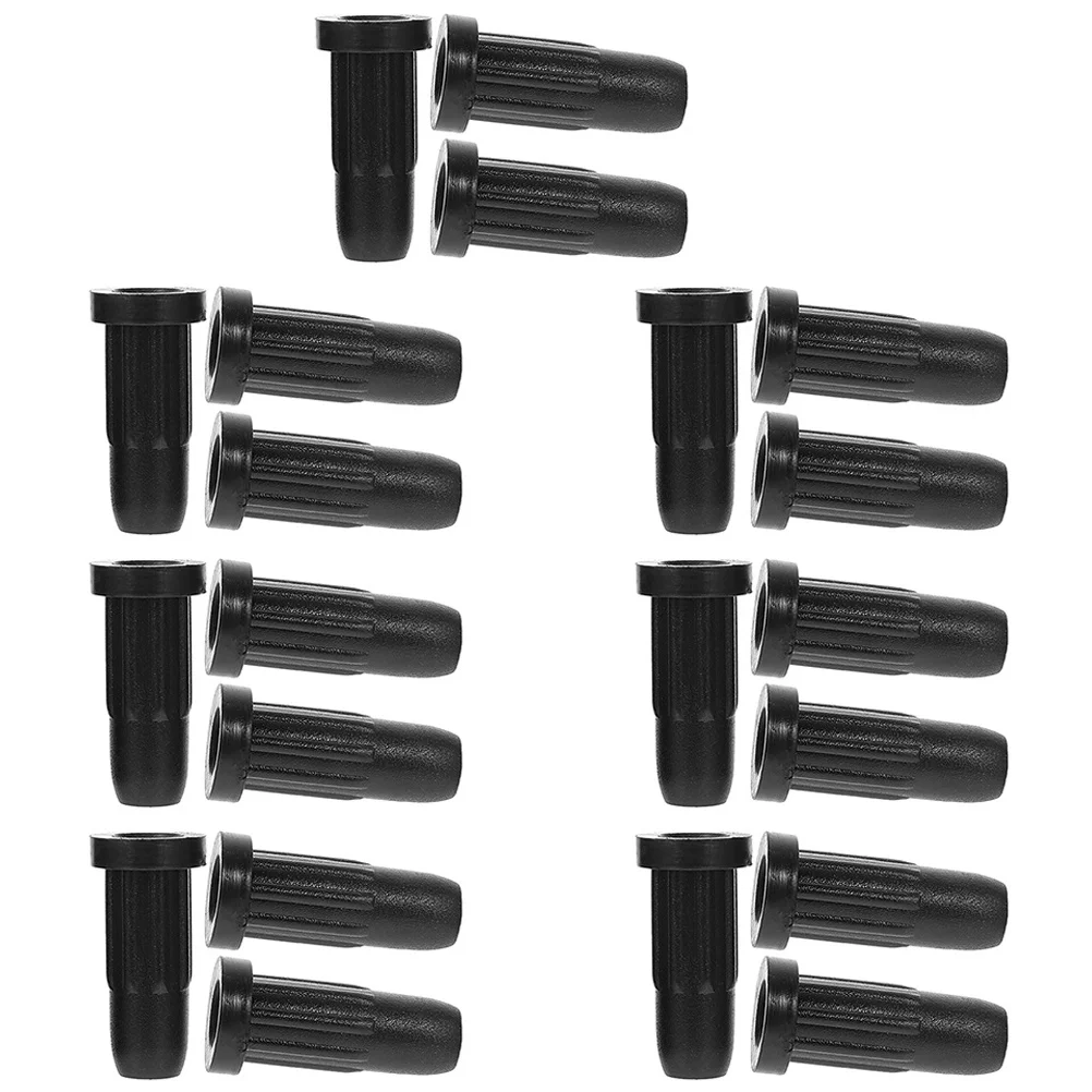 

35 Pcs Chair Cover Stool Swivel Wheels Plastic Chairs Block Stopper Protective Caster Protector Office Accessories