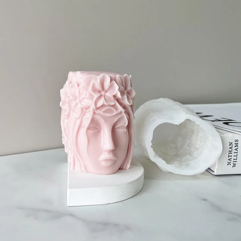 

Garden Goddess Silicone Mold Epoxy Resin Clay Candle Cement Concrete Statue Aromatherapy DIY Plaster Ornament