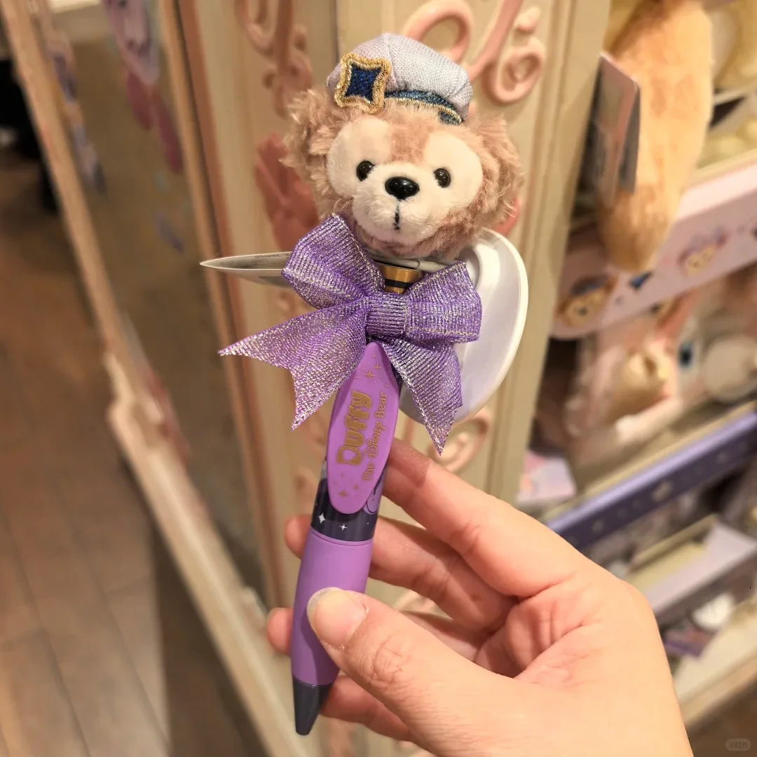 Фото Оригинальная шариковая ручка Shanghai Disney с качающейся головкой персонажа Даффи и его друзей, к 10-летию, подарок на день рождения или выпускной №2