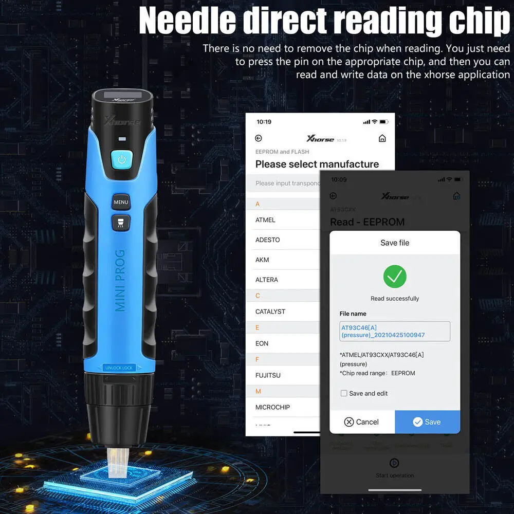 100% Оригинальный программатор Xhorse VVDI MINI Prog (беспаяльный программатор) работает с