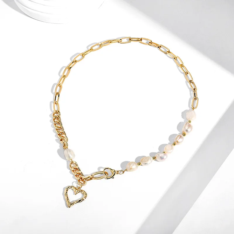 Женское колье с подвеской в виде сердца Minar стиле хип-хоп