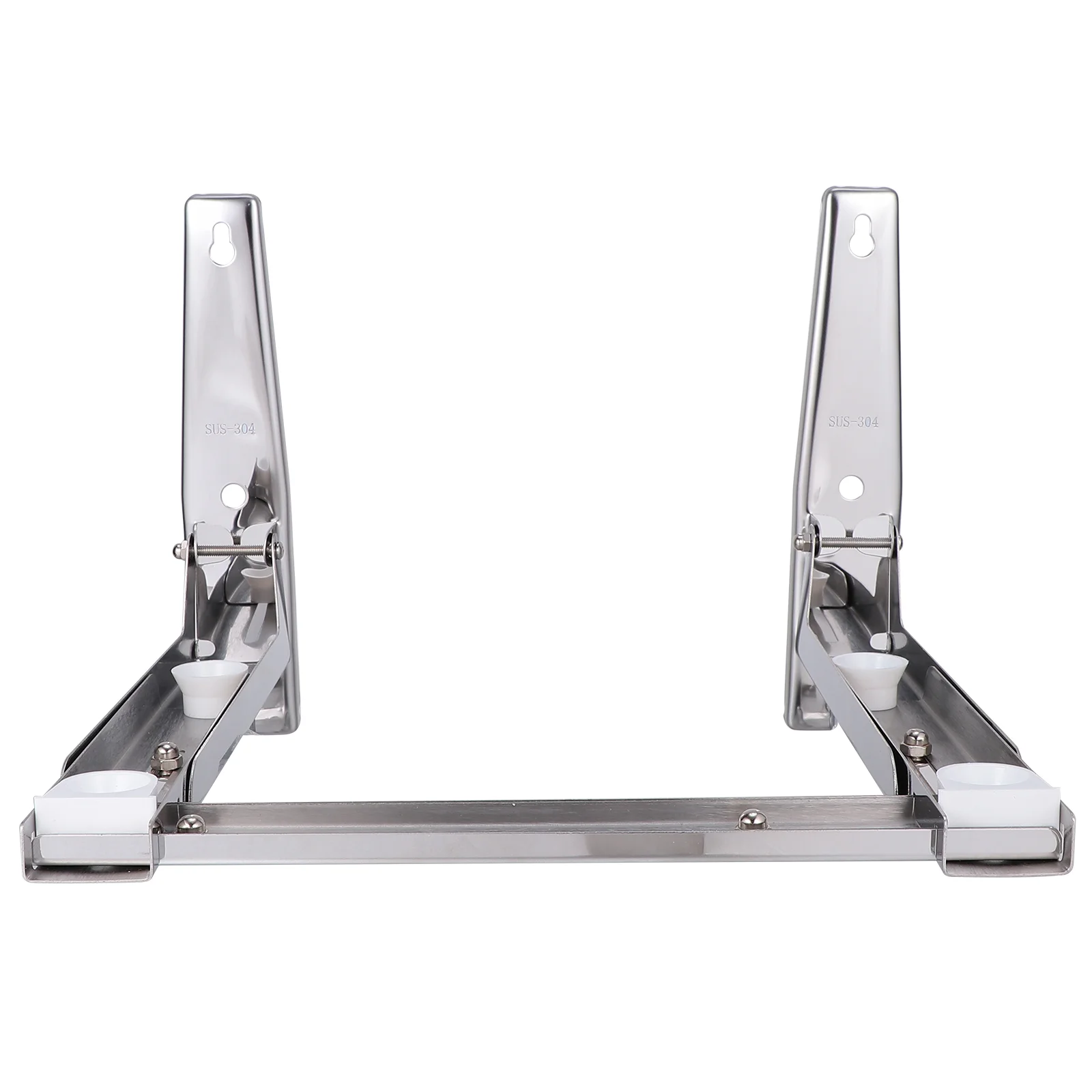 Microwave Bracket Wall Mount Stainless Steel Microwave Oven Rack Retrackable Foldable Microwave Oven Stand Holder for Kitchen