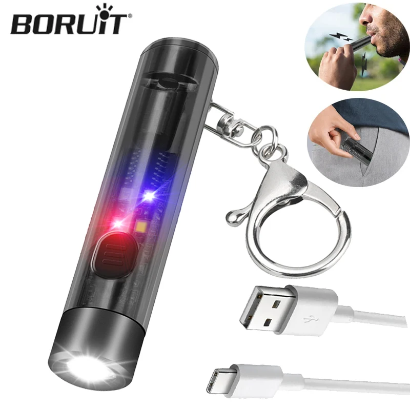 

BORUiT мини фонарик с свистком