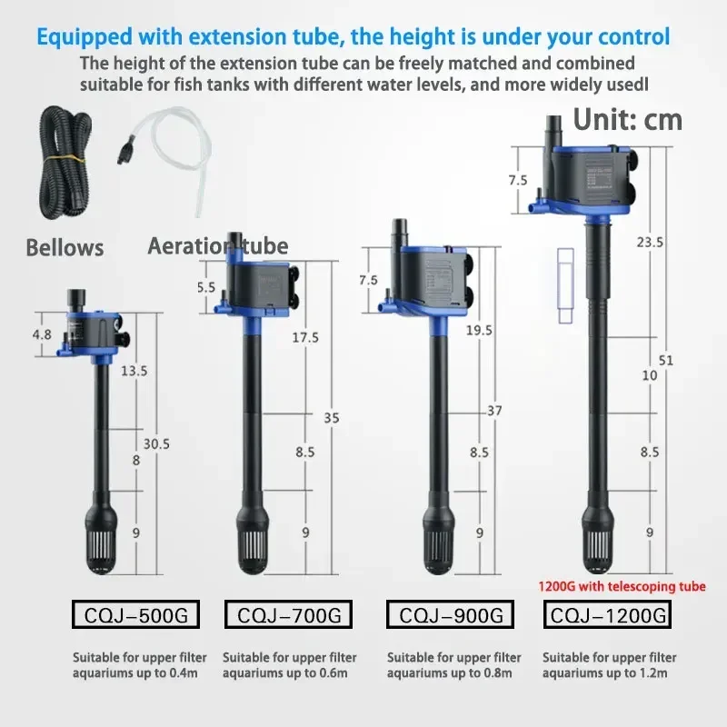 Аквариум 3 в 1 водяной насос погружная фильтрация аквариум Водяной