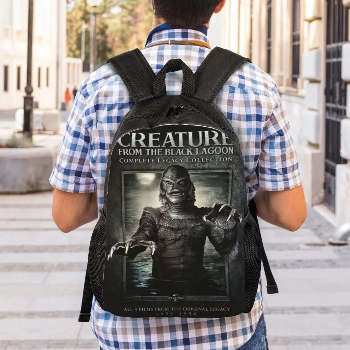 Рюкзак Унисекс Из Черной лагуны водостойкий с принтом
