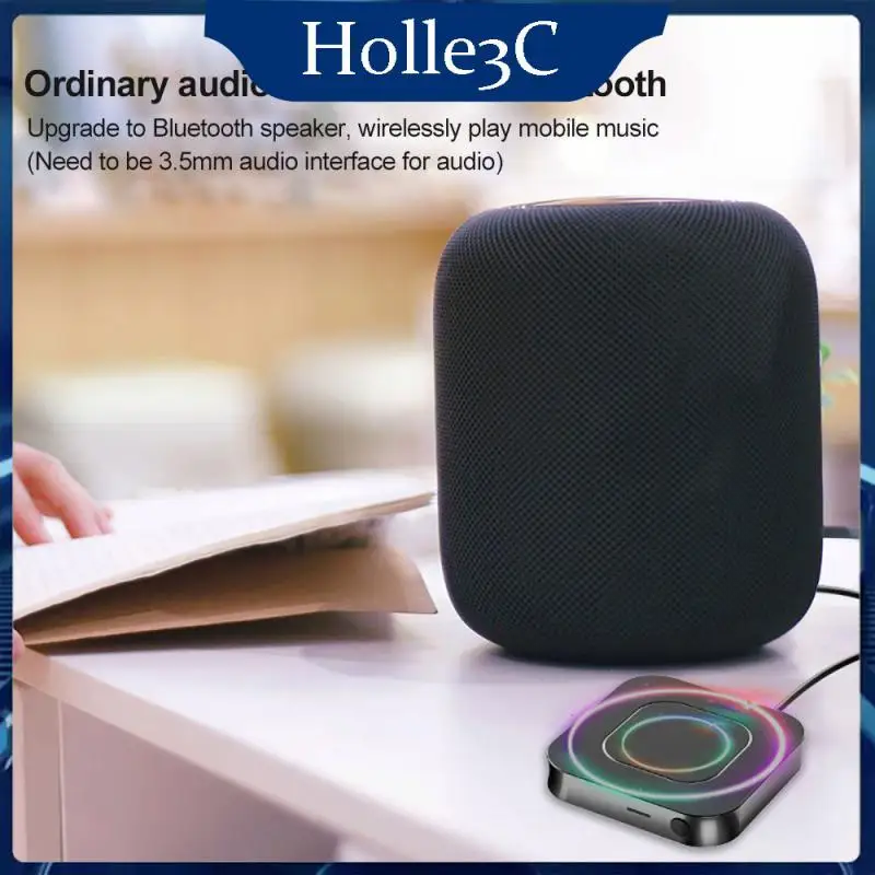

Wide Compatibility Audio Receiver Transmitter Portable Wireless Hifi Music Adapter bluetooth-compatible 5.0 Two In One Receiver