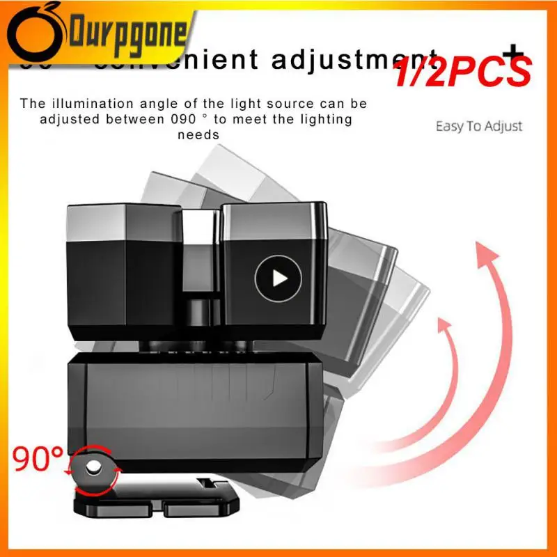 

Новинка, светодиодная лампа на пять головок, яркая, перезаряжаемая, для рыбалки, для дальнего радиуса действия, 1/2 шт.