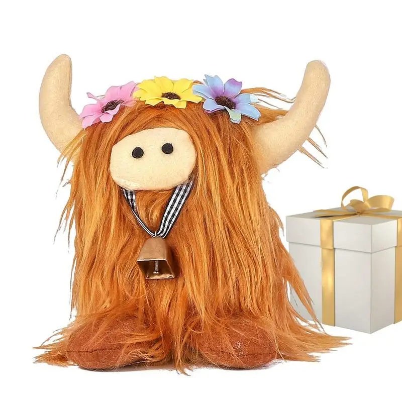 

Highland Cow Stuffed Animal Cute Plush Toy Doll Soft And Breathable Multifunctional Home Decoration Or Pillow Ideal For Family