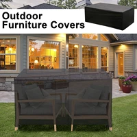 multiple size outdoor waterproof garden furniture cover windproof uv resistant protective patio cover for table sofa bench chair