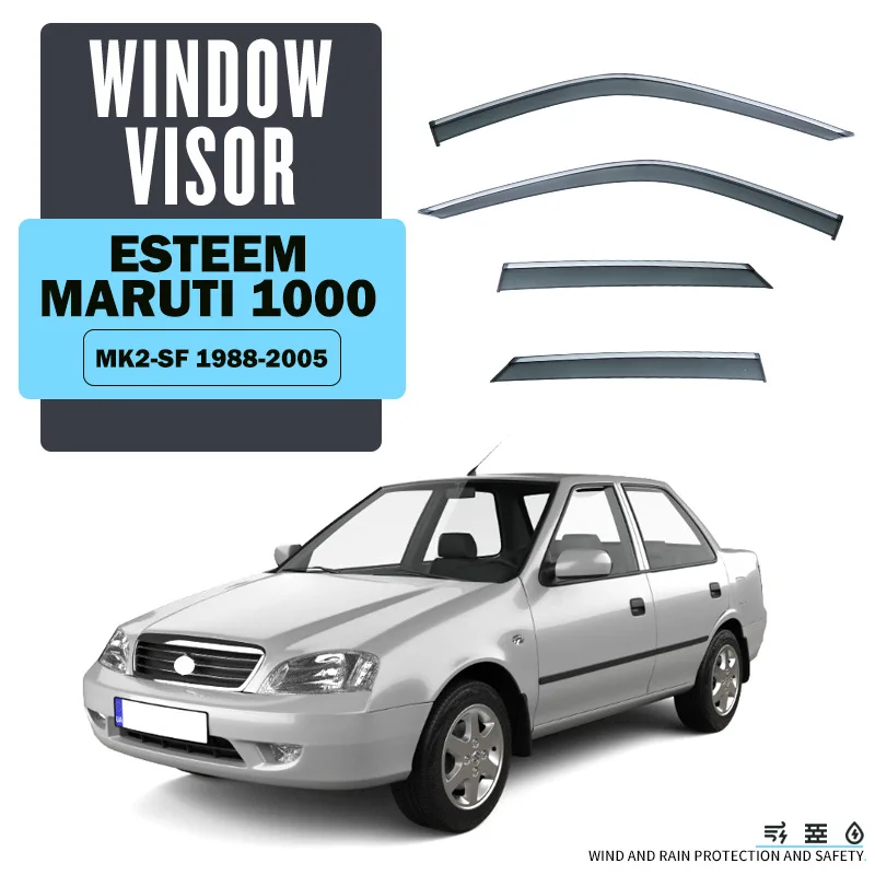 

For Suzuki Maruti Esteem 1000 Window visor Weather Shield Side Window Deflector Car windshield weather shield Car accessories