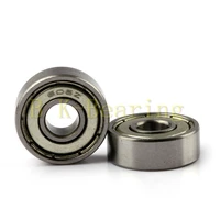 606zz deep groove ball bearing double metal seal bearings pre lubricated and stable performance miniature 6x17x6mm