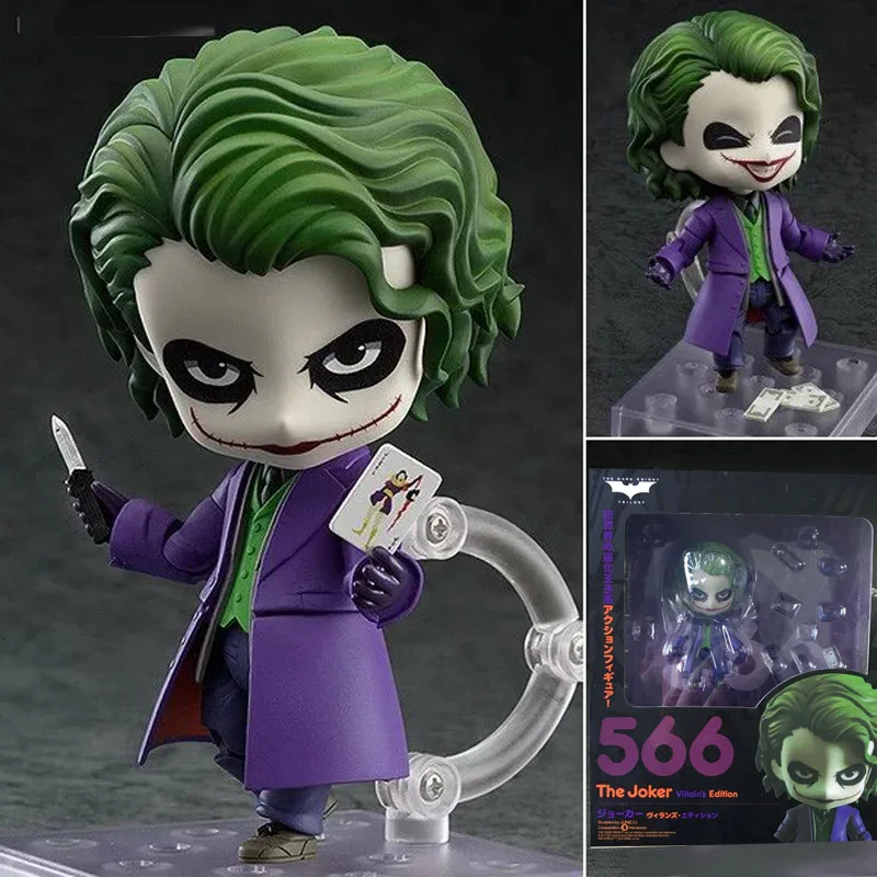 

566 Joker Action Figure Villain's Edition The Dark Knight Rises Model Toy Doll 10cm