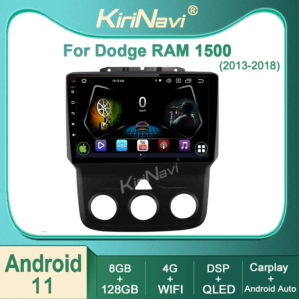 

Kirinavi For Dodge RAM 1500 2013-2018 Android 11 Car Radio DVD Multimedia Player Stereo Auto Navigation GPS 4G WIFI Autoradio