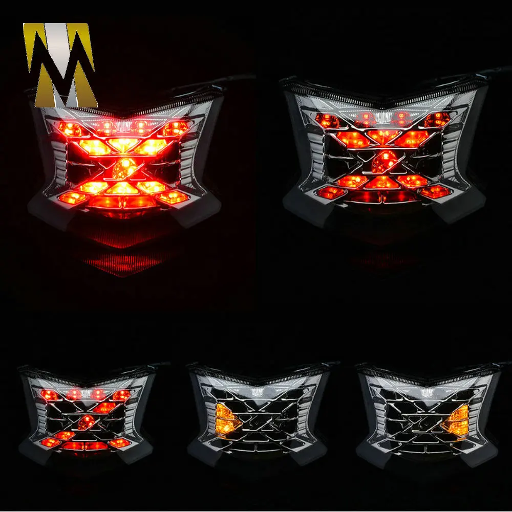 

For Kawasaki Z900 2017 2018 Motorcycle Taillights Turning Steering Brake Tail Signal Light LED Rear Lamp Integrated Accessories