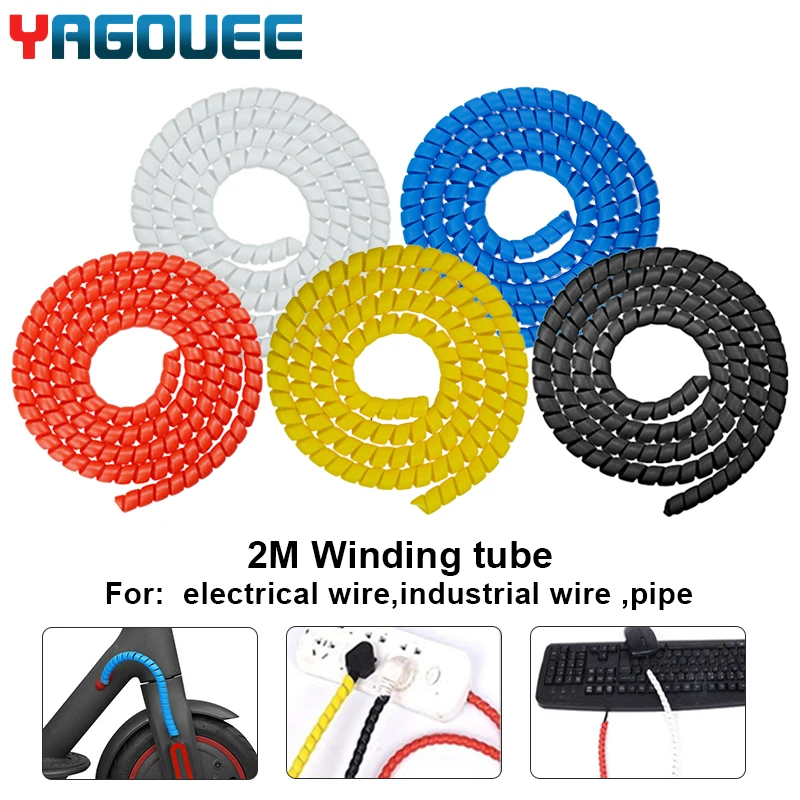 

2M Electric Scooter Line Protector Line Tube Winding Tubes for Ninebot Max G30 Xiaomi Mijia M365 M365 Pro Scooter Accessories