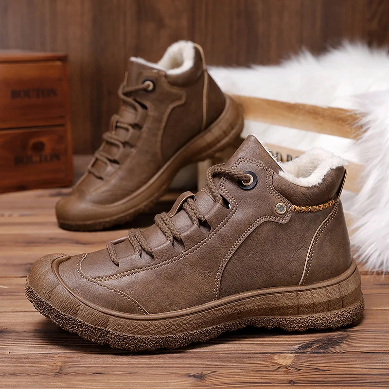 

Men's 2022 New Fashion Casual Shoes Comfortable Winter Boots Shoes Men's Sneakers High Quality Walking Casual Sneakers Men Shoes
