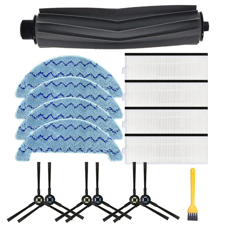 

Side Brush Main Brush Hepa Filter Dust Filter for Ilife A7 A9S Robot Vacuum Cleaner Parts Replace Mop Cloth Rag