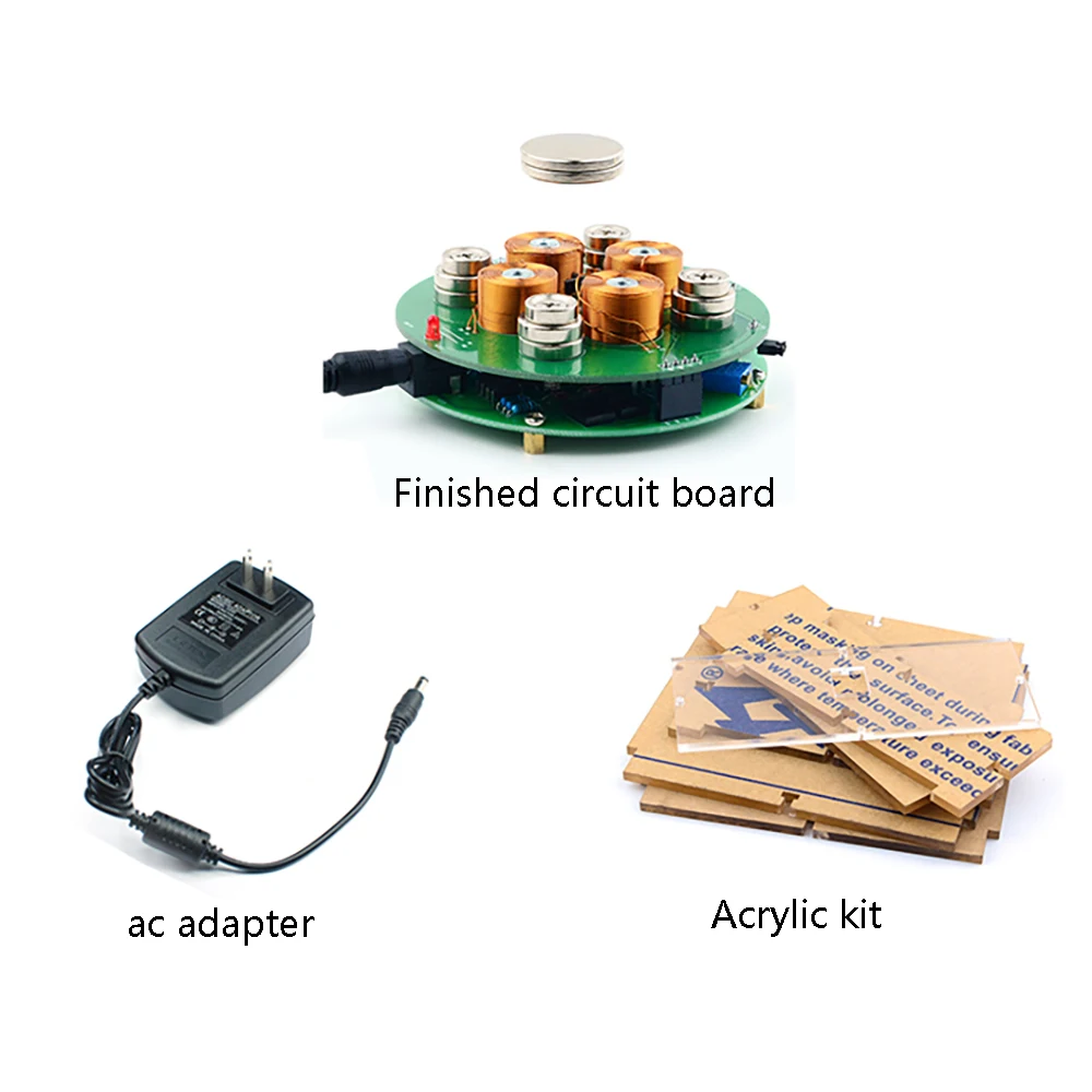 Electronic Magnetic Levitation Kit Push-down Maglev Creative Toy Ornament DIY Soldering Teaching