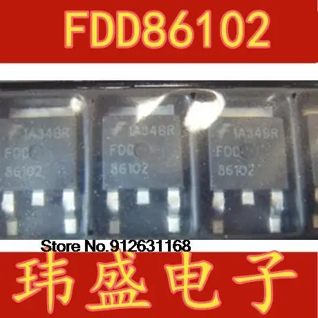 

20 шт./лот FDD86102 36A 100V N TO252