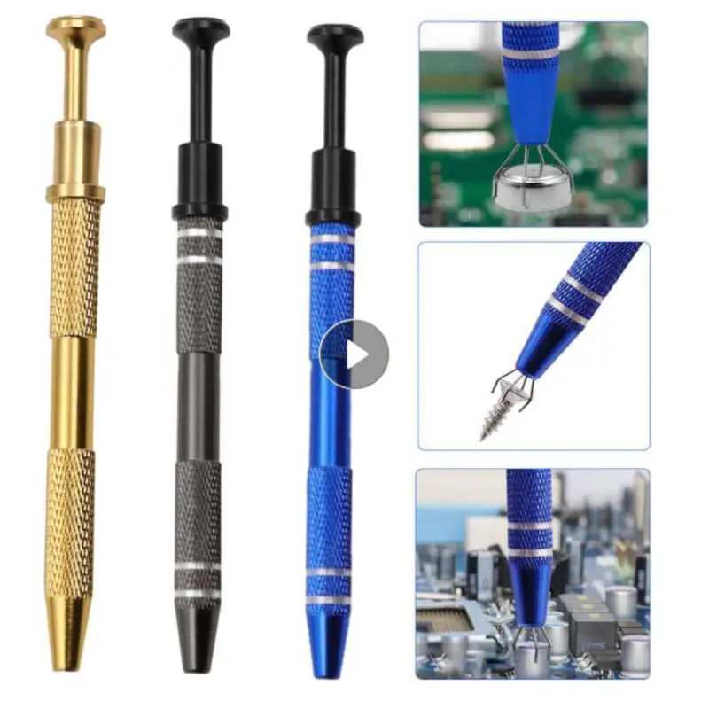 

IC Extractor Electronic Component Blue Four Claw Picking Suction Pen Hand Tool Chip Picking IC Suck Mobile Phone Repair Tools