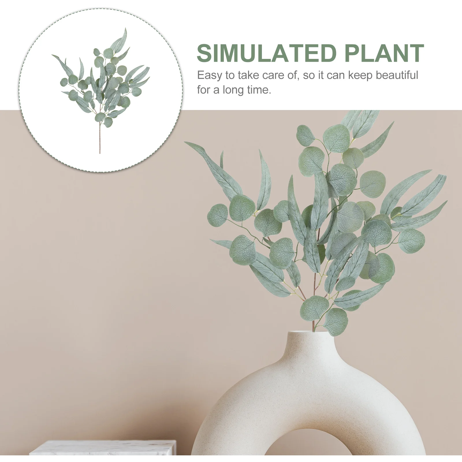 Искусственный стебель эвкалипта зеленые растения лист для DIY букет ваза Декор |