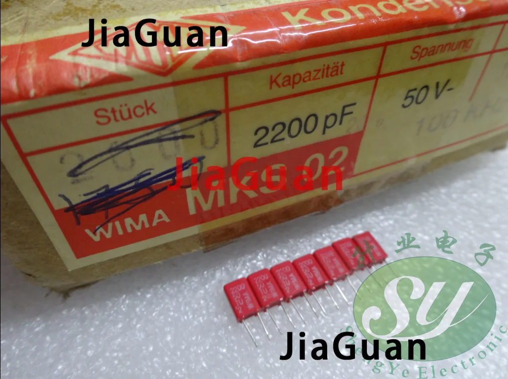 20 шт. Новинка 2.2 нФ/50 в WIMA MKS02 0 0022 мкФ Ф/50 p2.5 мм аудио пленка конденсатор mks02 222/50 MKS2