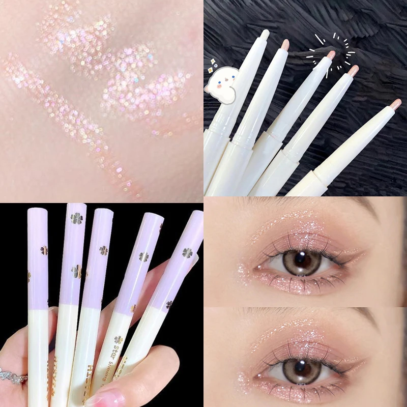 

Diamond Glitter Eyeshadow Lying Silkworm Pencil Eyes Brightening Highlighter Eyeliner Champagne Gold Pearlescent Shiny Makeup