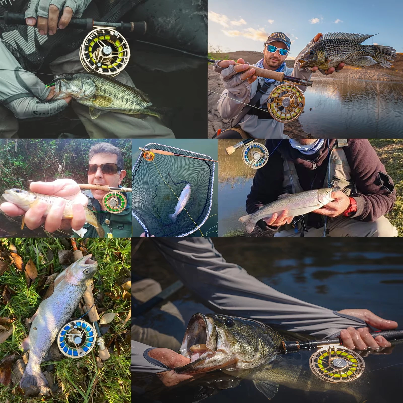 Maximumcatch AVIDPRO Fly Fishing Reel 3-9WT, обработанная на станке с ЧПУ, 6061T6, алюминиевая, легкая, прочная, большая, нахлыстовая катушка для форели, окуня (art.: 3920d3093771d) - 3920d3093771d