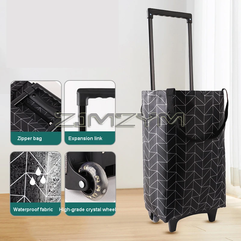 

Складная тележка для покупок ZJMZYM Small