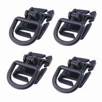 5 pack tactical steel lock swivel d ring clip webbing attachment backpack locking carabiner edc tools