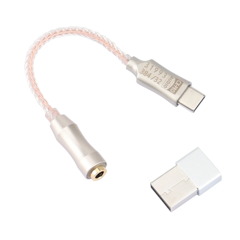

USB Type-C to 3.5mm HiFi Digital Headphone DAC Amplifier CX31993 DAC Audio Decoding Cable for Android Win10