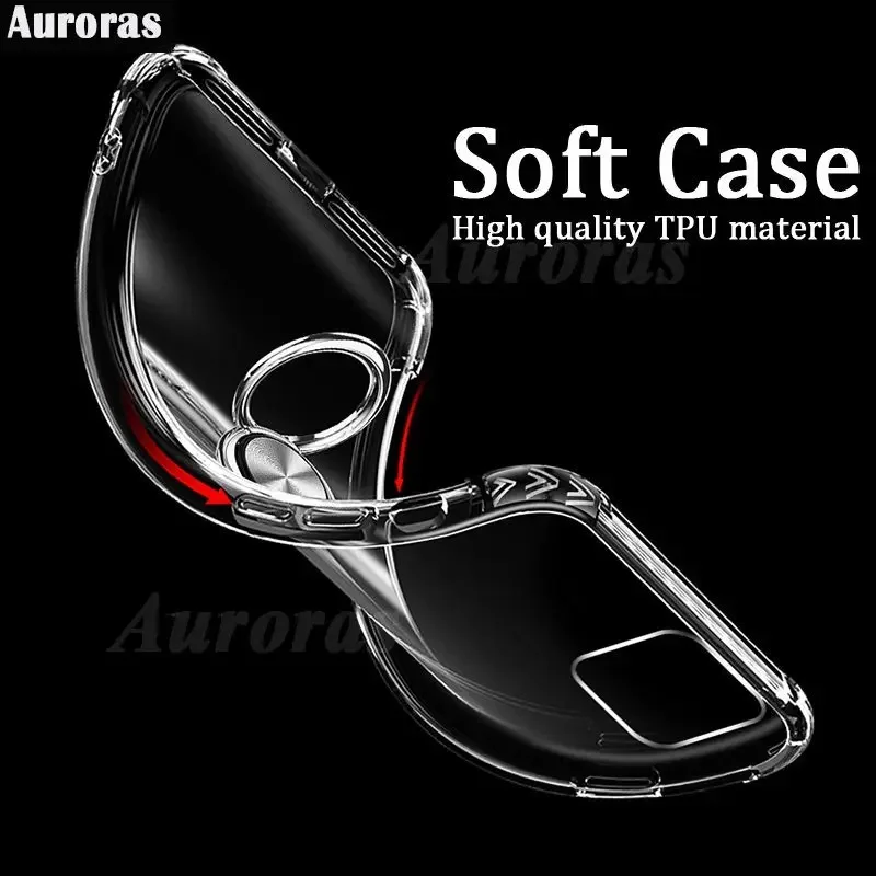 Для OPPO Find X8 Pro X7Ultra 5G Чехол Кольцо Прозрачная подушка безопасности Противоударный