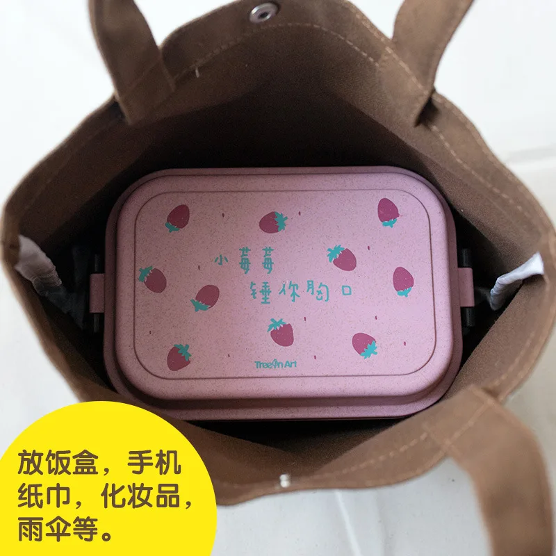 

Новые холщовые сумки для ланча, Женская Студенческая сумка для ланча, Корейская версия, новая маленькая тканевая сумка для весны и лета, сум...