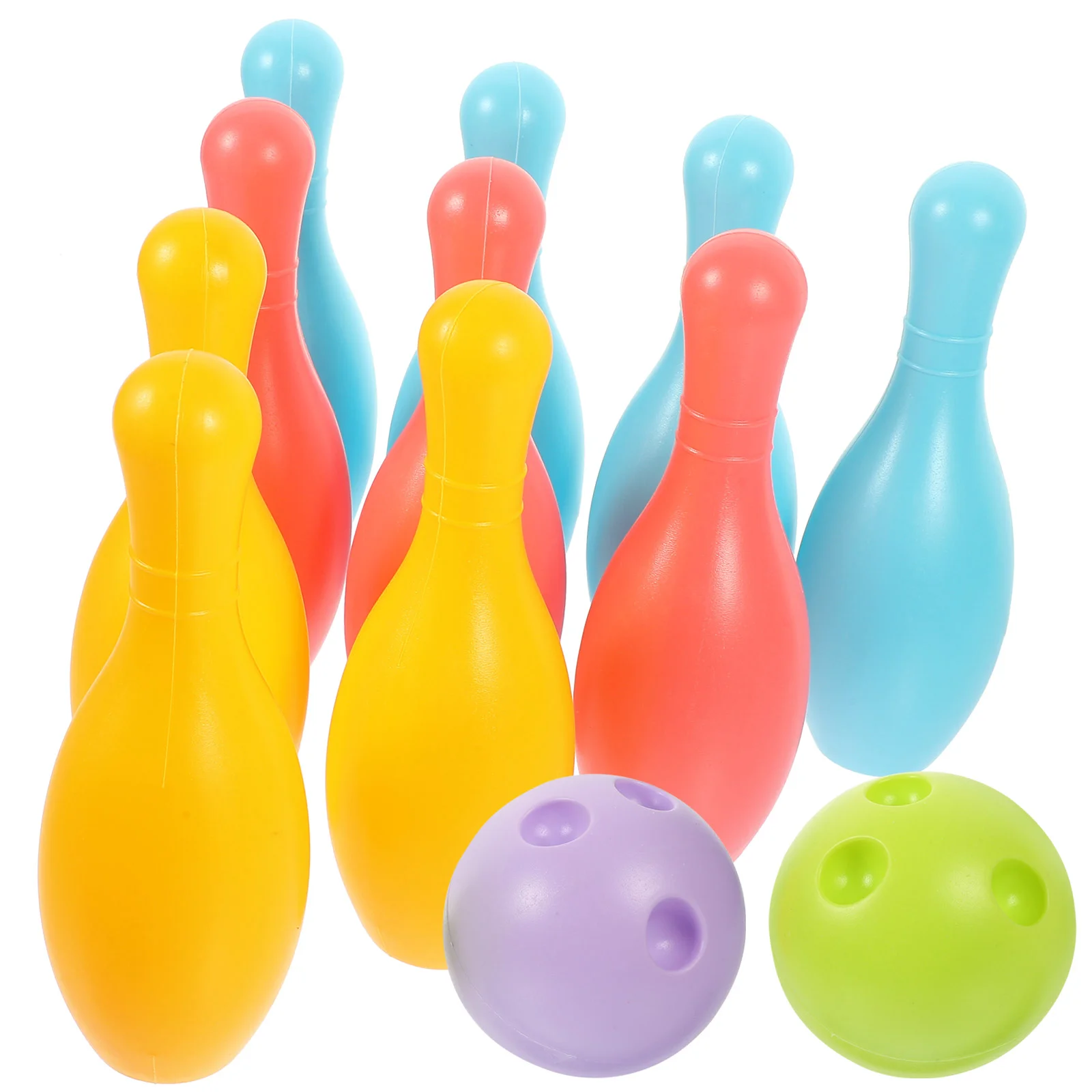 

12 Pcs Kids Bowling Ball Children-Parent Toy Funny Toys Educational Indoor
