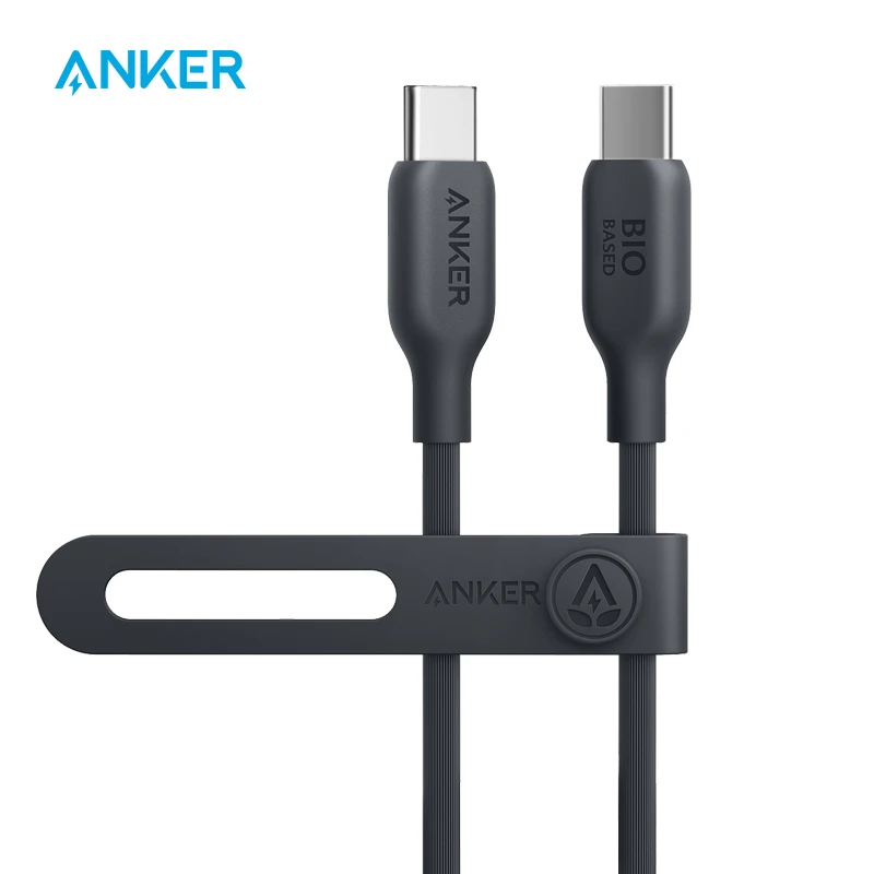 

Anker 543 Type C to Type C Cable 140W USB 2.0 Bio-Based Charging Cable USB C to USB C For iphone 15/15 pro For Samsung Galaxy