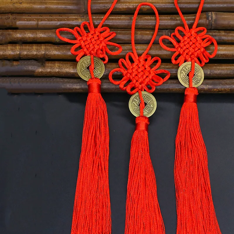10 шт. фэн-шуй китайский узел кисточка китайская талисман на удачу очаровательные