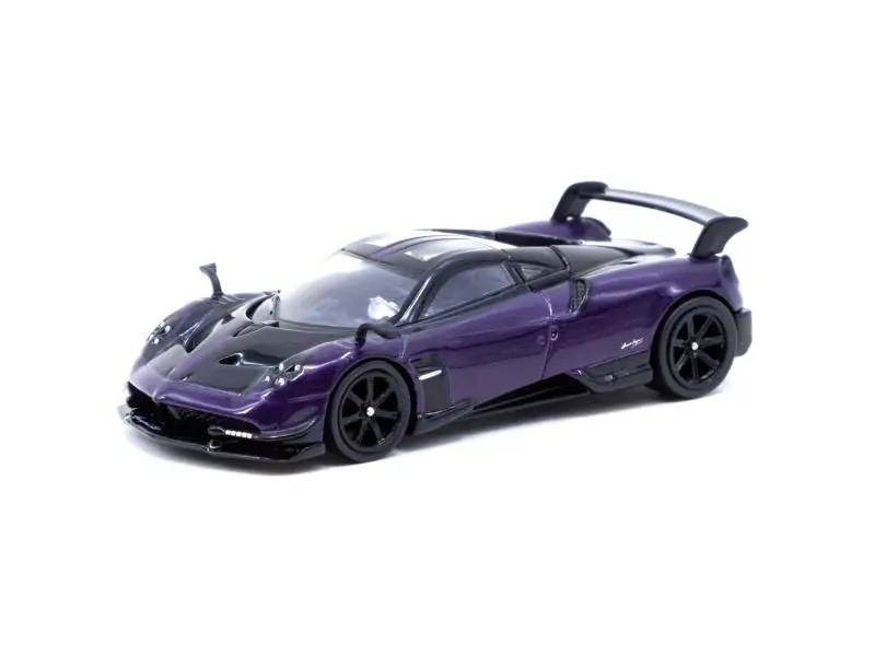 

TW purple Tarmac Works 1:64 Pagani Huaya BC alloy car model