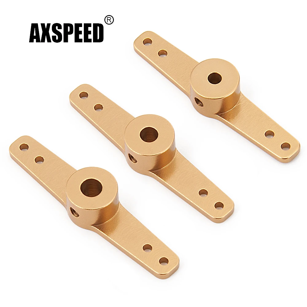 

AXSPEED 3.1/4.1/5.1mm Aluminum Single/Dual Steering Servo Roker Arm Horn Rudder for RC Car Boat Model Tools Parts Accessories