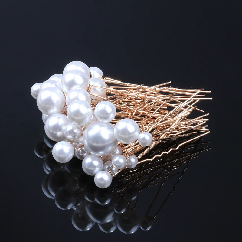 

36Pcs/Lot Vintage Mix Simulated Pearl Hairpin Hair Grips U Shaped Wedding Bridal Bridesmaid Pin Up Hair Styling Headwear