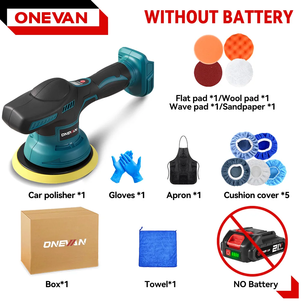 

ONEVAN Беспроводной Полировщик 8 Передач