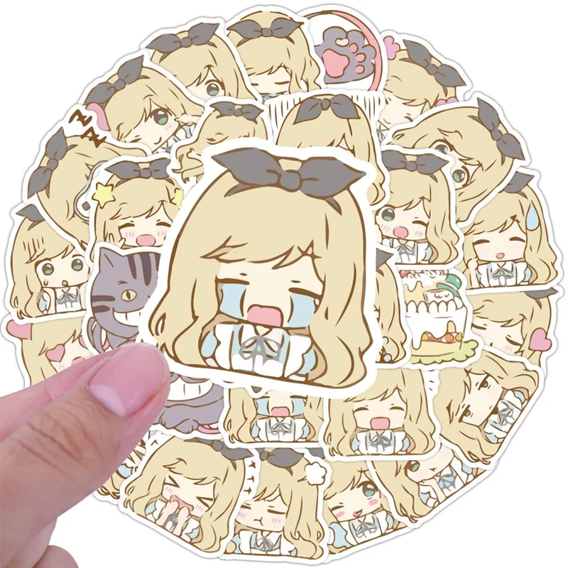 

40pcs Cute Kawaii Princess Sticker Cartoon Hand Account Material
