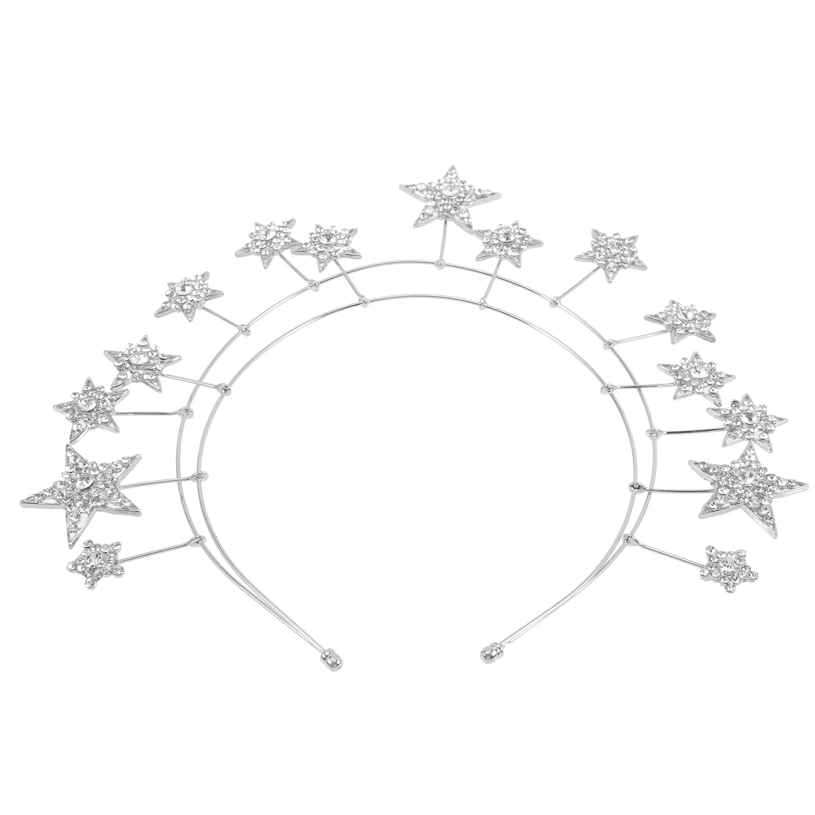 

Повязка на голову со звездами головные уборы для свадьбы головной убор для невесты из сплава