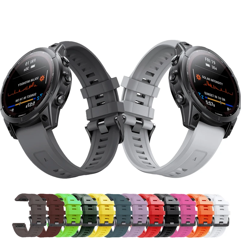 

Ремешок силиконовый быстросъемный для Garmin EPIX Gen 2 Instinct 2 Fenix 6 7 5 Plus, водонепроницаемый браслет для наручных часов, 22 мм