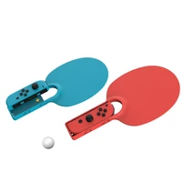 plastic table tennis racket 2pcs compatible with switcholedjoycon ergonomic handles 2 colors durable handle sports grip