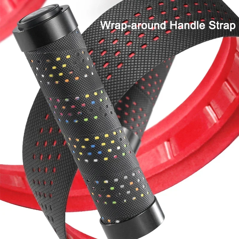 ROCKBROS ручки из искусственной кожи MTB двусторонний замок сплава противоскользящие