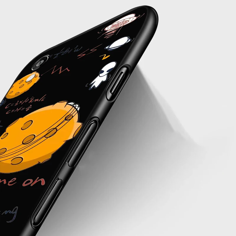Чехол для телефона Huawei Y6 2019 Y9 2018 Y7 Prime с изображением желтой планеты астронавта