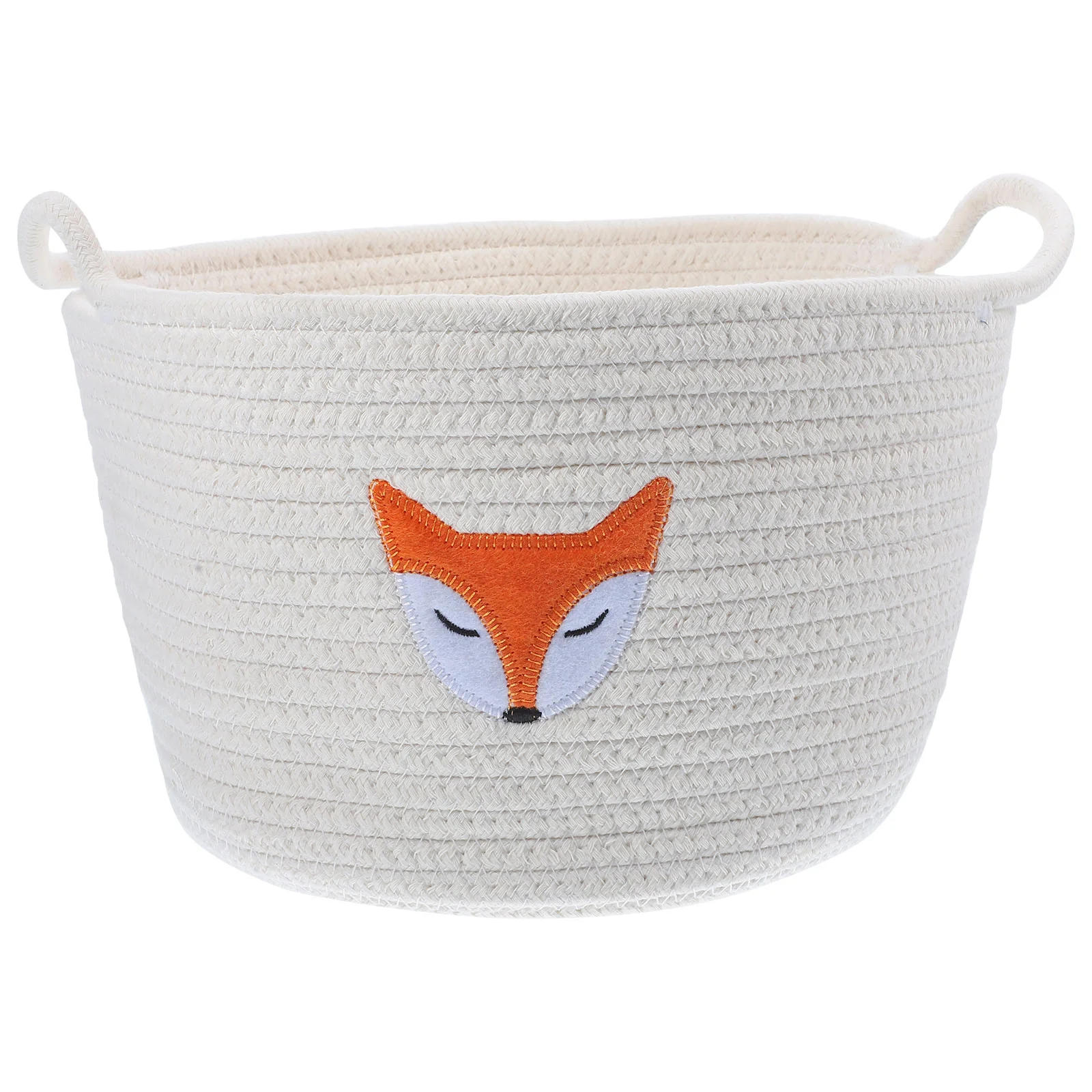 

Basket Woven Baskets Decor Cottonstorage Ropetable Round Oversized Wicker
