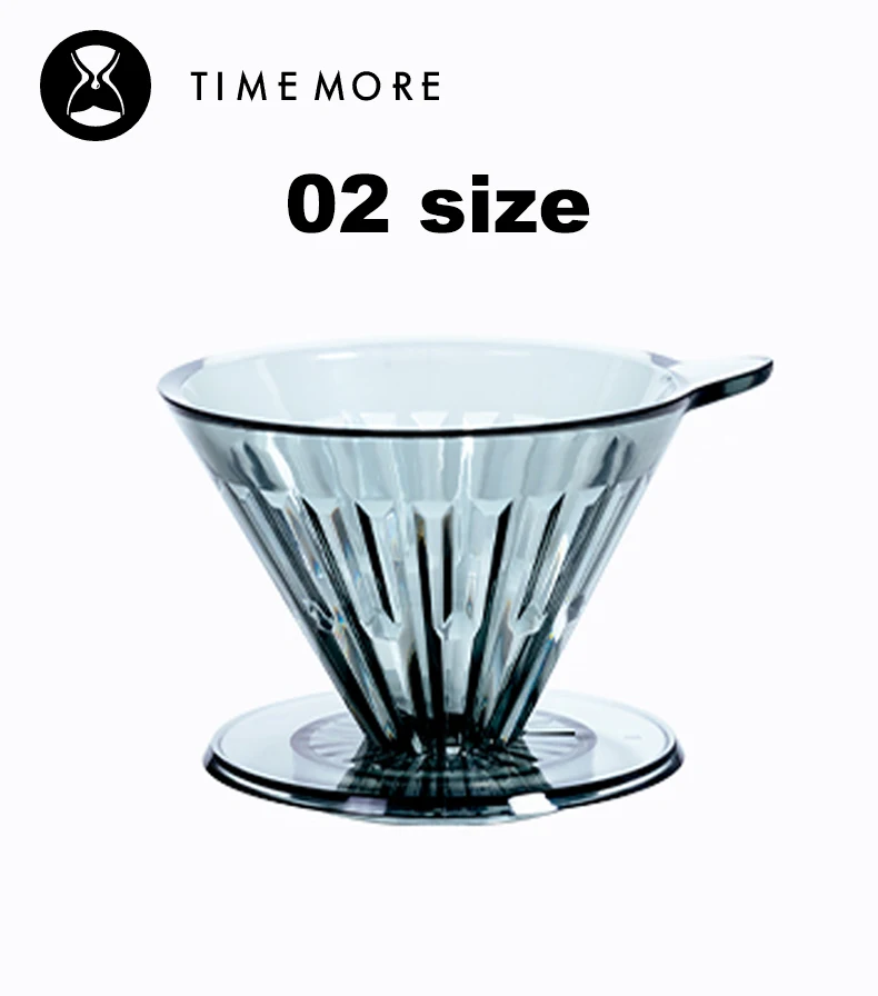 

TIMEMORE PCTG Crystal Eye Coffee Filter 01 / 02 Coffee Dripper Pour Over Coffee Maker Conical Hand Drip Reusable Filters