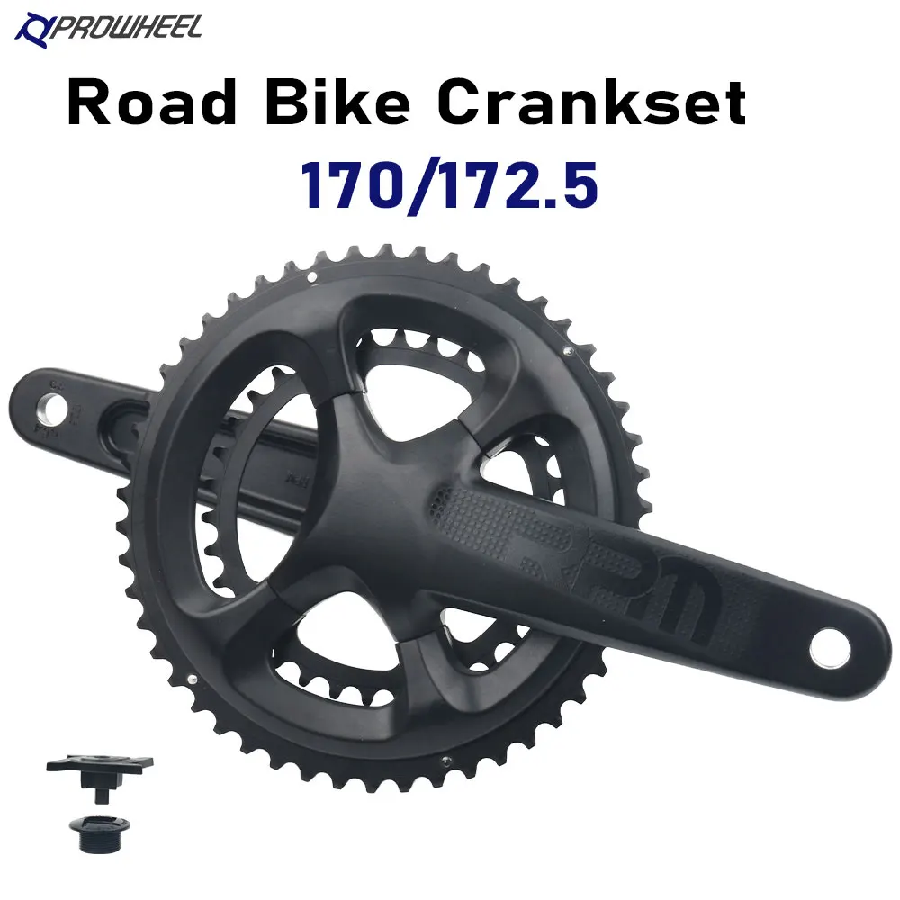 

Prowheel Road Bike Crankset 50-34T 52-36T Bicycle Sprocket Set 170 172.5mm Crank 11 Speed Part for Shimano R8000 R7000
