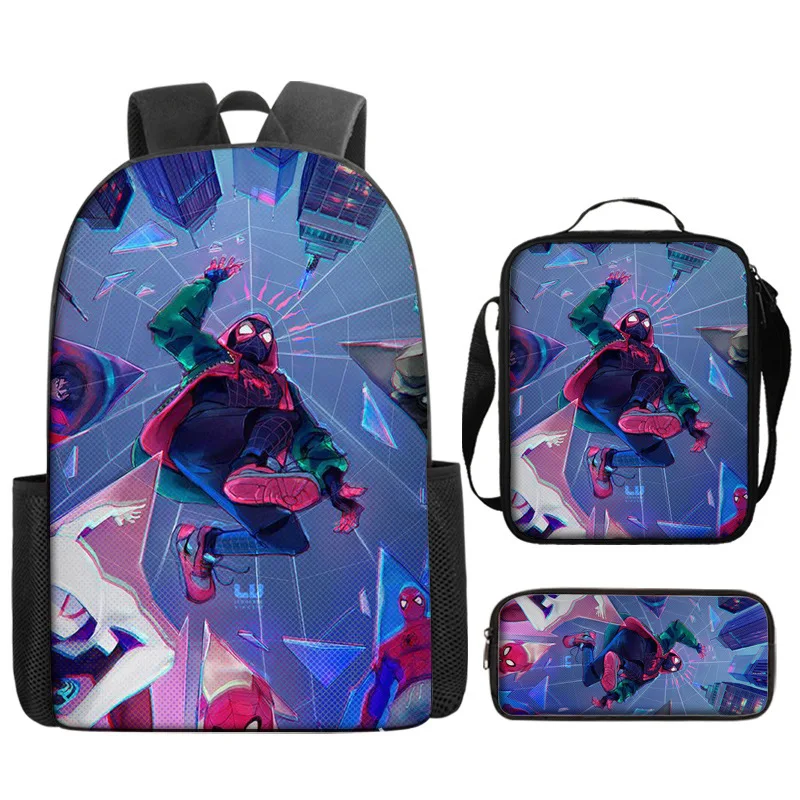 

3 шт./набор, водонепроницаемый рюкзак из ткани «Человек-паук»